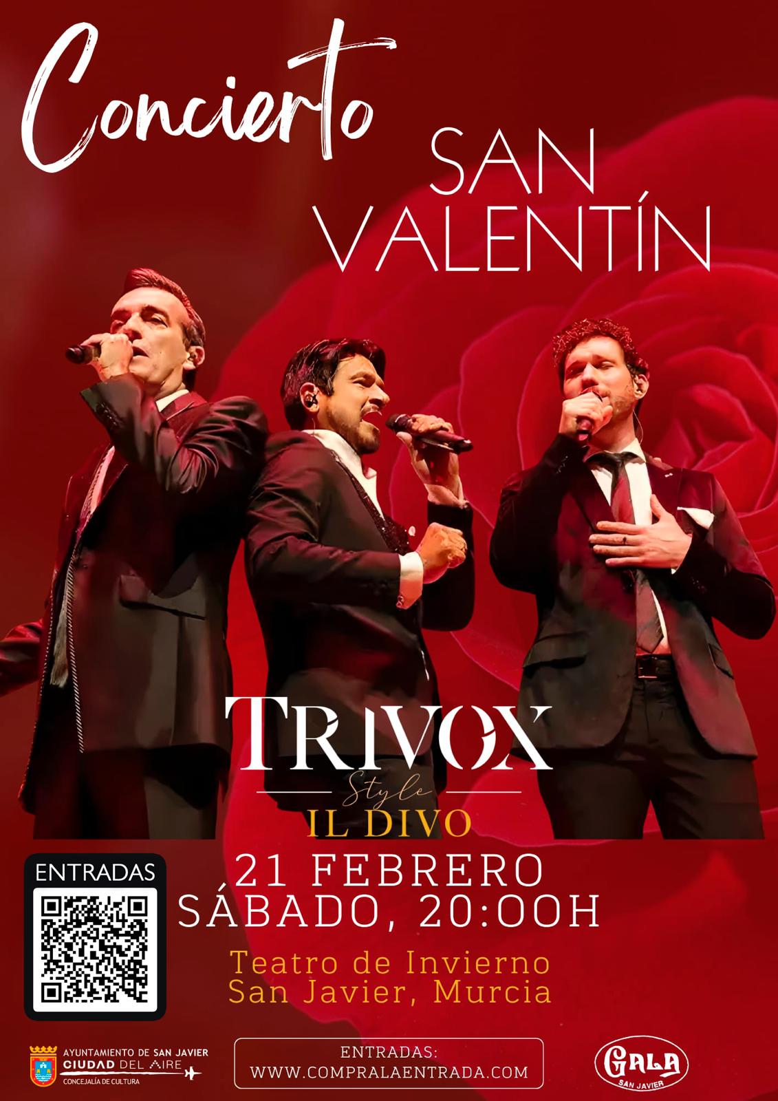 TRIVOX - STYLE IL DIVO - Concierto Especial de San Valentín